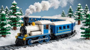 Lego Winter Train