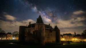 Leiden Castle Under Stars