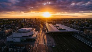 Lelystad Sunset Skyline