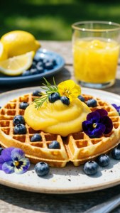 Lemon Blueberry Waffle