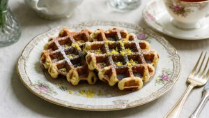 Lemon Poppy Waffles