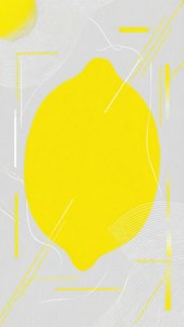 Lemon Silhouette Poster Concept