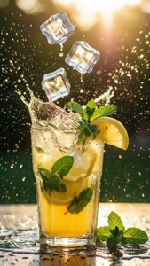 Lemonade Splash Moment