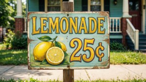Lemonade Stand Sign