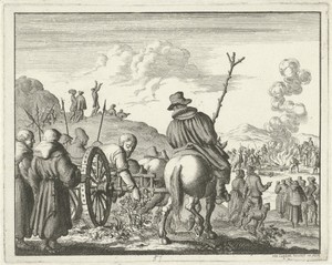 Leonhard Kaiser op weg naar de brandstapel, 1527