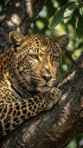 Leopard in the Delta