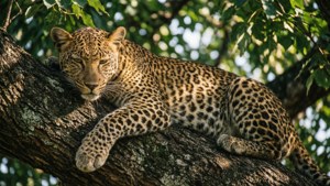 Leopard in the Trees