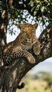 Leopard in Tree