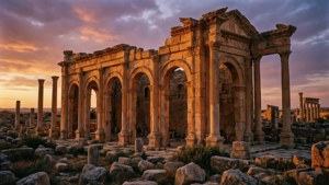 Leptis Magna Sunset