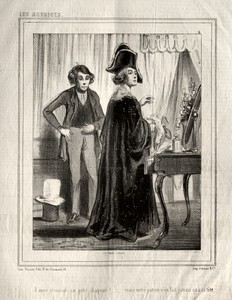 Les Actrices:  J'avais demande un petit chapeau!