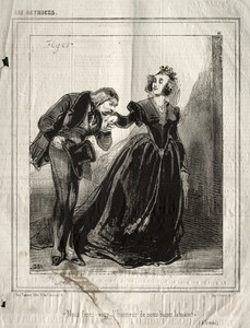 Les Actrices:  Nous ferez-vous l'hommeur de nous baiser le main?