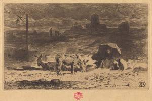 Les Anes de La Butte-aux-Cailles (Donkeys at La Butte-aux-Cailles)