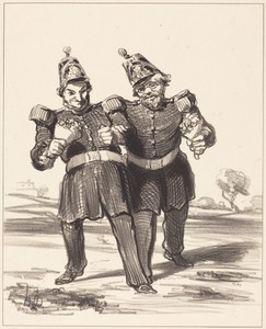 Les Deux banqueteurs en joie