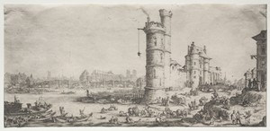 Les deux grandes vues de Paris:  Vue du Pont Neuf