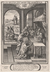 Les Festes du mois de Feburier (February: the Purification of the Virgin)