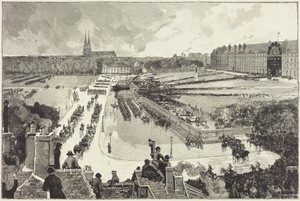 Les Honneurs militaires rendus à la Depouille mortelle de L'Amiral Courbet