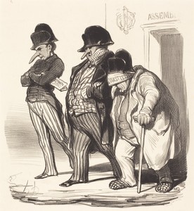 Les Journaux Napoléoniens sortant de l'Assemblée Nationale...