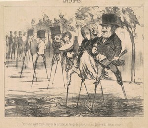Les Parisiens ayant trouvé le moyen de circuler ...