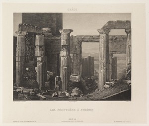 Les Propylées à Athènes.