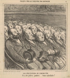 Les spectateurs de l'orchestre