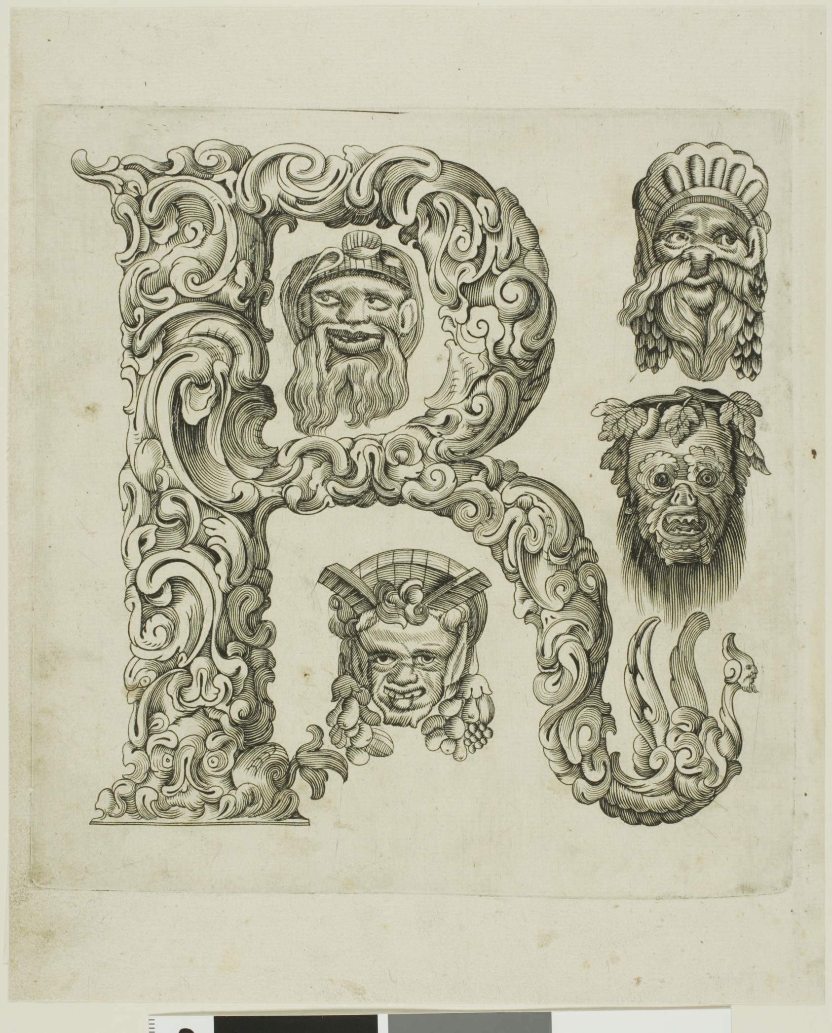Letter R by Unknown artist