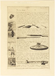 Lettre sur les Eléments de la gravure á l'Eauforte (Letter on the elements of etching), Page 1