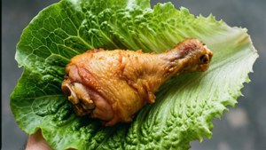Lettuce Wrap Leg Taco