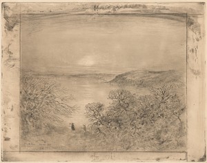 Lever de lune a Dinard (Moonrise at Dinard)