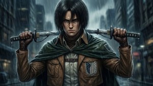 Levi in the Rain