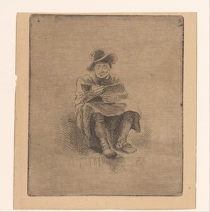 Lezende man