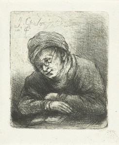 Lezende man met bril