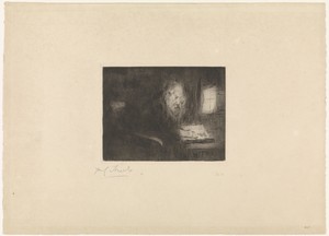 Lezende oude man
