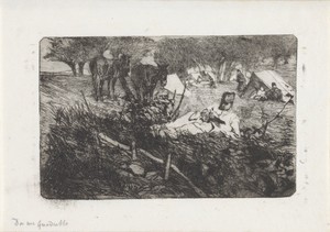 Lezende soldaat