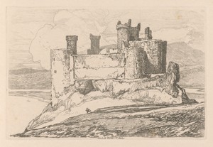 Liber Studiorum: Plate 25, Harlech Castle, N. Wales
