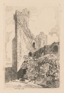 Liber Studiorum: Plate 32, Caernarvon Castle, N. Wales