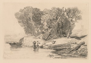 Liber Studiorum: Plate 7, Postwick Grove, Norfolk