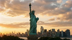 Liberty at Dusk