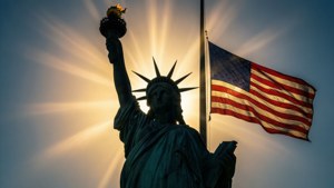 Liberty Sunrise Flag