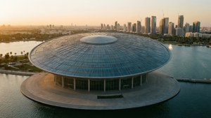 Library Aerial Golden Hour