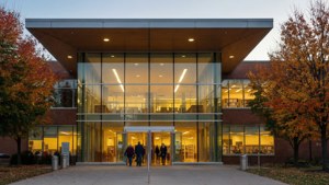 Library at Golden Hour