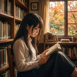 Library Autumn Afternoon