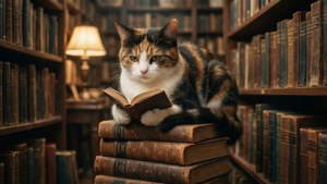 Library Cat Calico