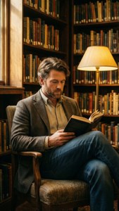 Library Contemplation