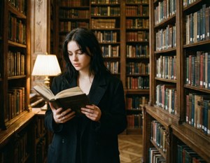 Library Contemplation