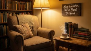Library Corner Plaque