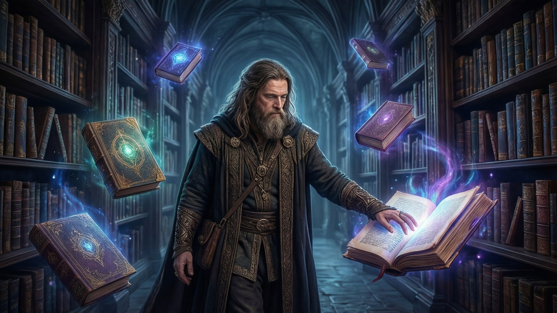 Library of Arcane Power by Wallpapers.art Studio