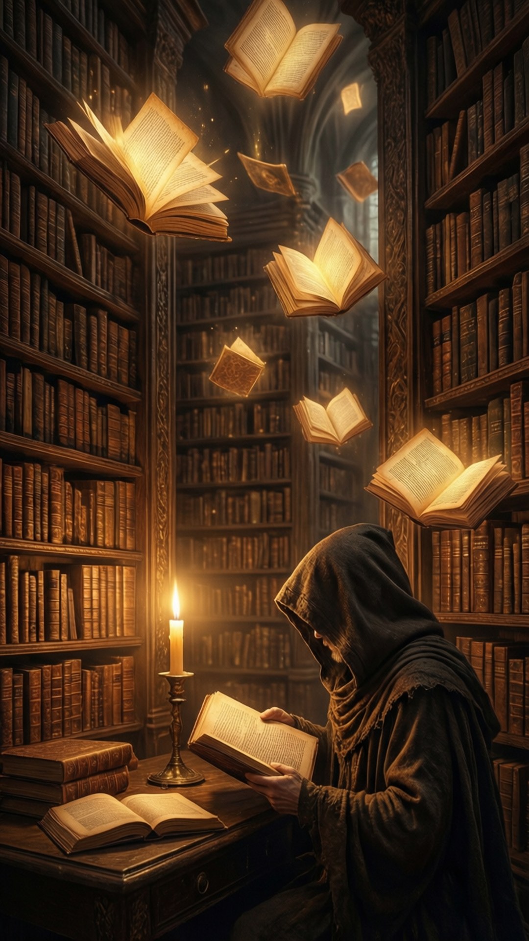 Library of Forgotten Lore by Wallpapers.art Studio