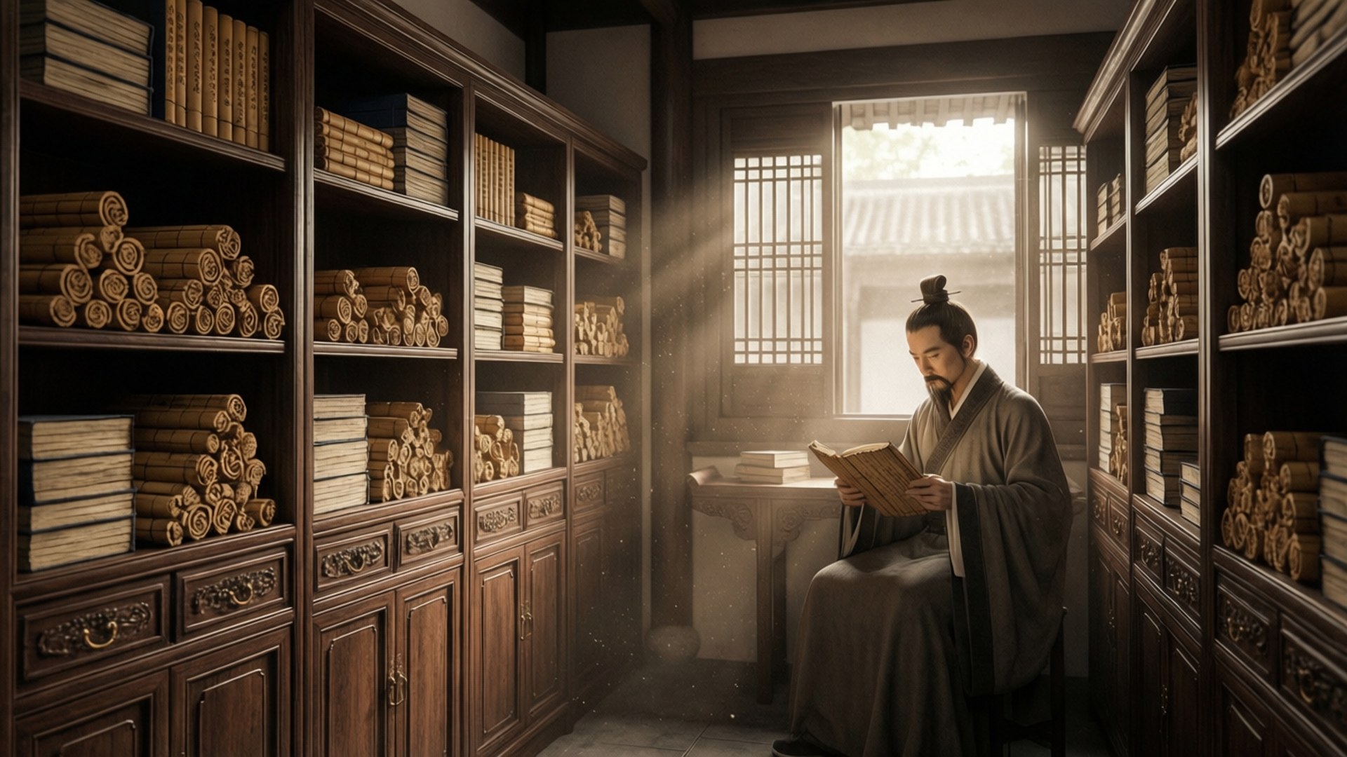 Library of Wisdom by Wallpapers.art Studio