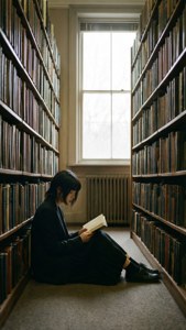 Library Pensive