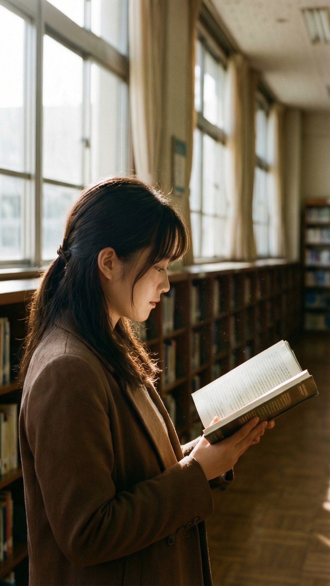 Library Quiet Moment by Wallpapers.art Studio